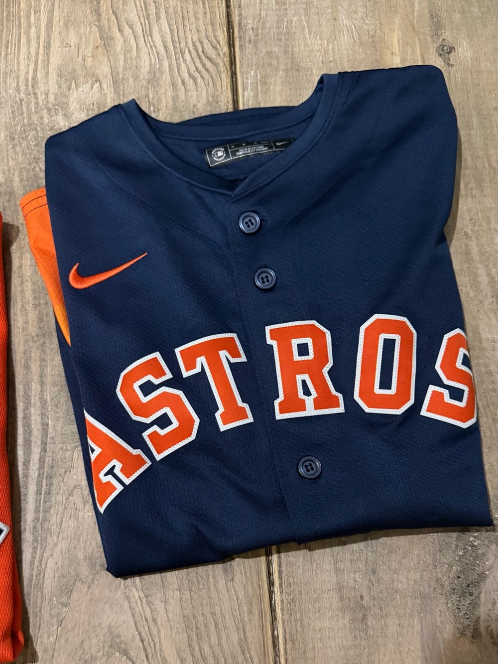 BUNDLE Houston Astros/NFL Kids Navy & Orange Team Jersey - Brand: Nike/Majestic - Picture 15 of 16